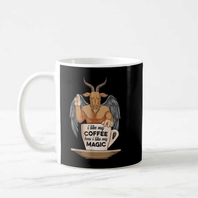 Jag gillar mitt kaffe hur jag gillar min magiska k kaffemugg (Vänster)