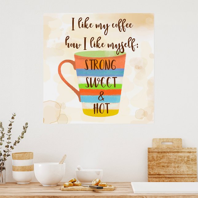 Jag gillar mitt kaffe poster (Skapare uppladdad)