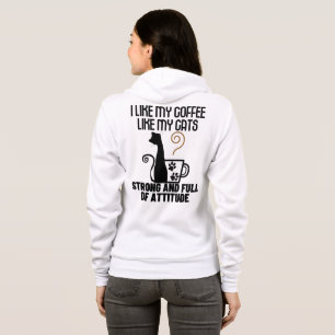 Jag gillar mitt kaffe som jag gillar mina katter: t shirt