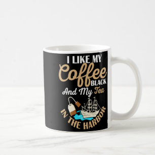 Jag Gillar Mitt Kaffe Svart Historielärare Student Kaffemugg
