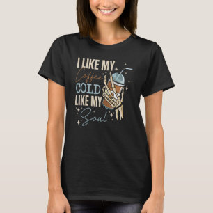 Jag gillar mitt kaffeKall som min Soul Halloween 1 T Shirt