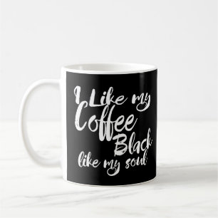 Jag gillar mitt kaffesvart som min sylopografi kaffemugg