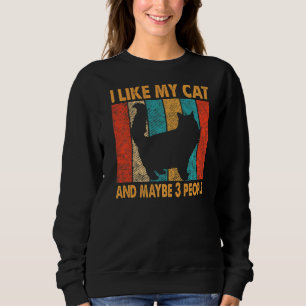 Jag gillar mitt katt och kanske 3 Vintagar Persian T Shirt