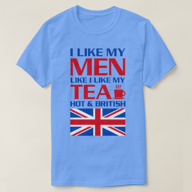 Jag gillar mitt Manar som jag gillar My TeaHot och T Shirt (Design framsida)