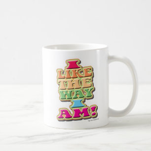 Jag gillar mitt sätt att vara! kaffemugg