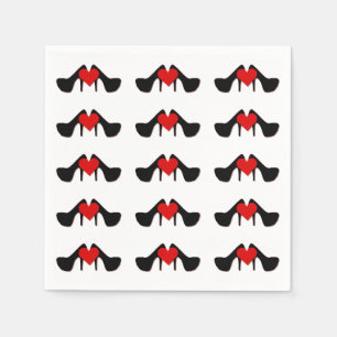 Jag gillar Mönster Napkins Pappersservett