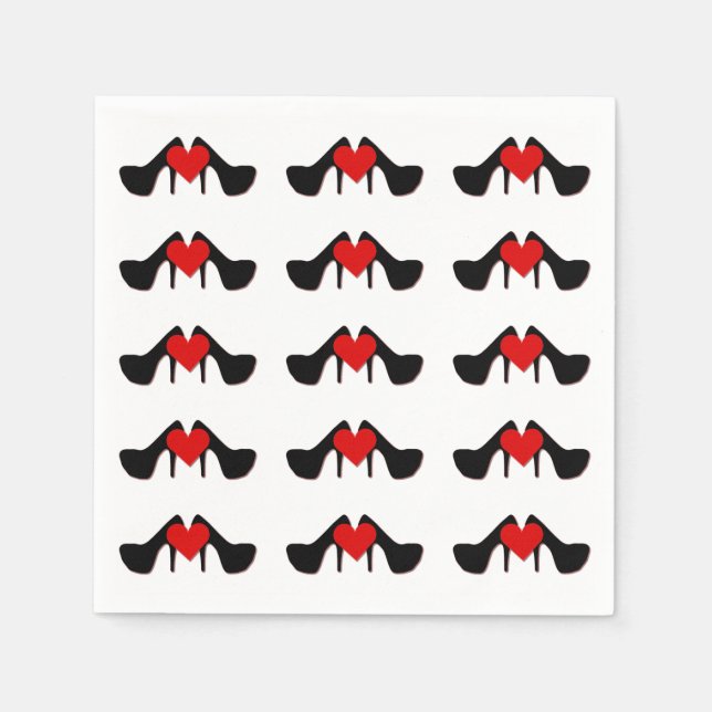 Jag gillar Mönster Napkins Pappersservett (Framsidan)