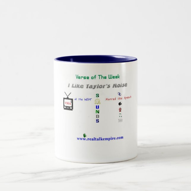 jag gillar - muggen Två-Tonad mugg (Center)