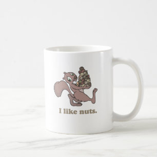 Jag gillar nöt kaffemugg