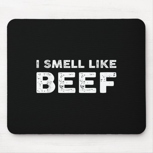 Jag gillar nötköttsfonta meme Steak Kött-rök Ba Musmatta (Framsidan)