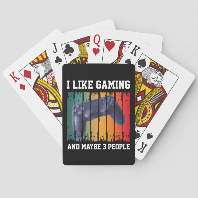 JAG GILLAR OCH KANSKE 3 MÄNNISKOR CASINOKORT (Baksidan)