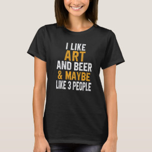 Jag Gillar Och Öl Förskolelärare Bak T Shirt