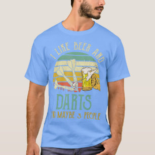 Jag gillar öl som dricker mörter... 3 personer t shirt