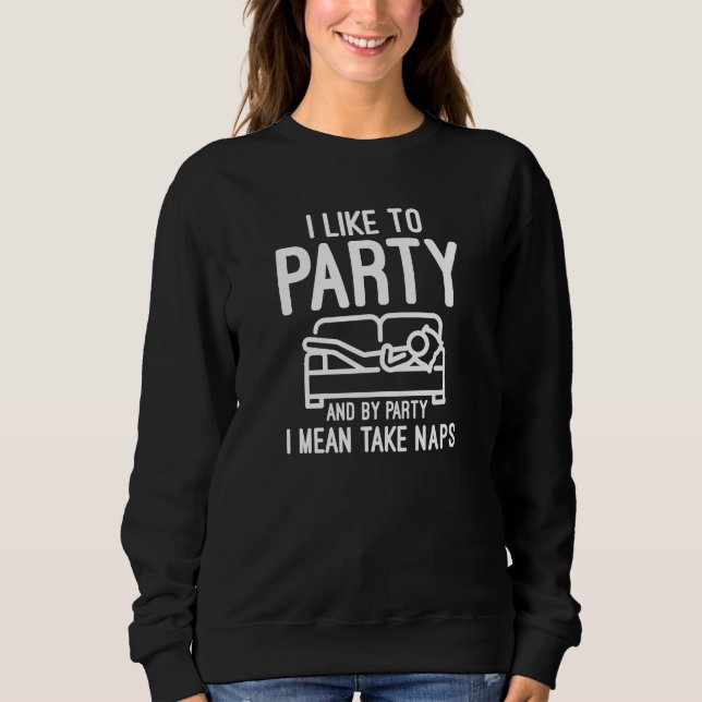Jag gillar Party T Shirt (Framsida)