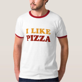 Jag gillar PizzaT-tröja T-shirt