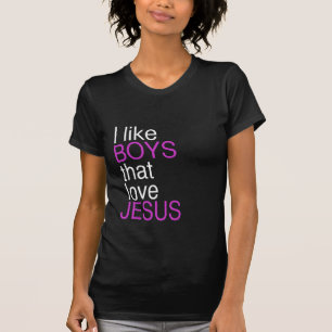 Jag gillar pojkar som älskar den Jesus skjortan Tee Shirt
