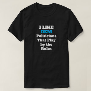 Jag gillar Politikar T-Shirt