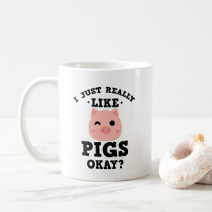 Jag gillar precis egentligen för lantgårddjur f kaffemugg