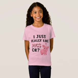Jag gillar precis egentligen reko grisar? t shirt