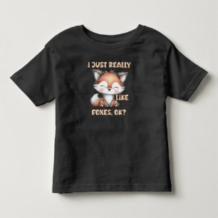Jag Gillar Räv Ungar T Shirt