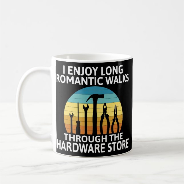 Jag gillar romantiska promenader genom maskinvarua kaffemugg (Vänster)