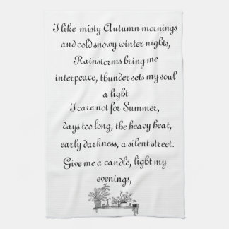 Jag gillar sak kökshandduk