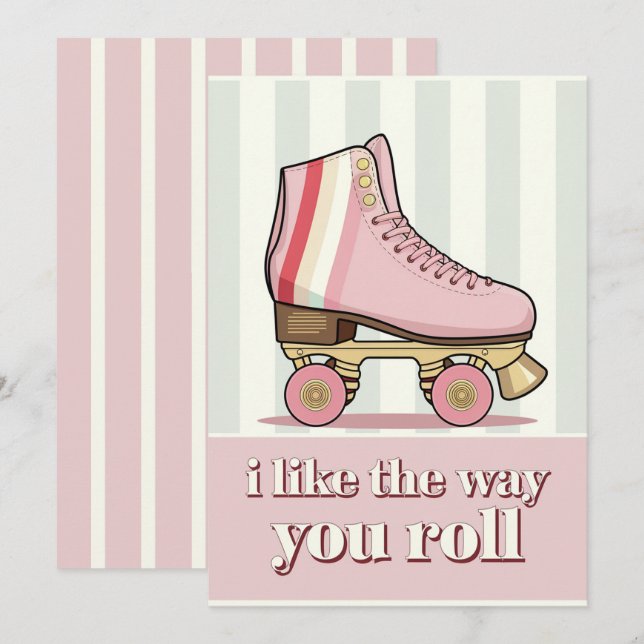 Jag gillar sättet du rockar Alla hjärtans dag på Kort (Fram/baksida)