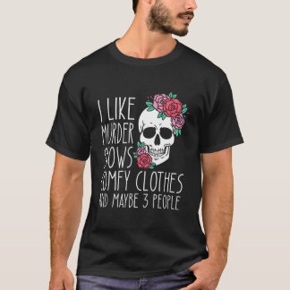 Jag gillar shower mysiga och kanske 3 personer t shirt