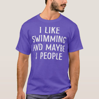 Jag gillar simning och kanske 3 personer 2 t shirt