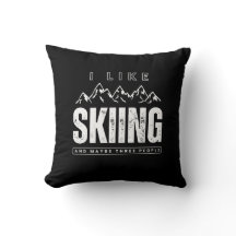 Jag gillar skidåkning och kanske tre personer cite