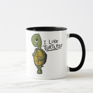 Jag gillar sköldpaddamuggen mugg