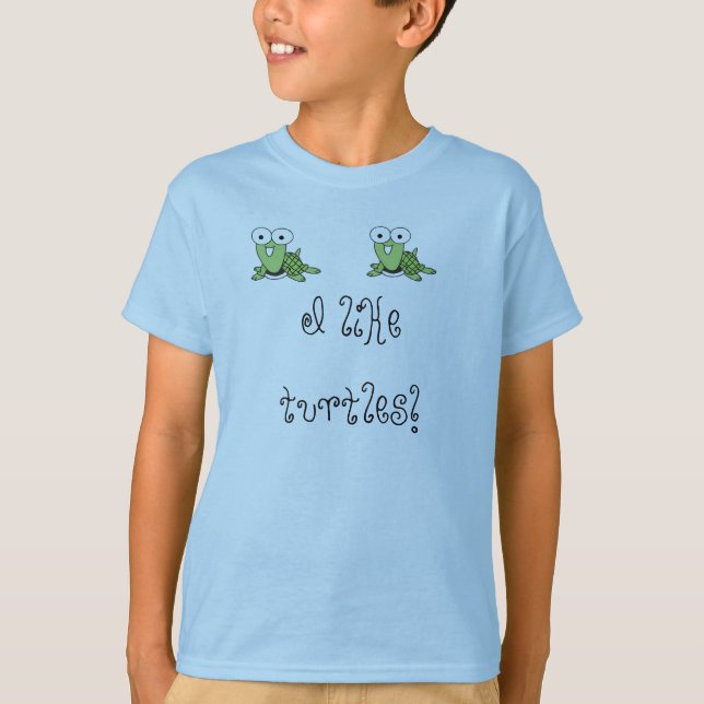 Jag gillar sköldpaddaskjortan t shirt (Framsida)