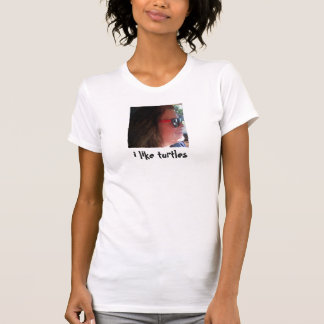 Jag gillar sköldpaddor t-shirt