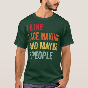 Jag gillar Snöre Skapar kanske 3 personer T Shirt