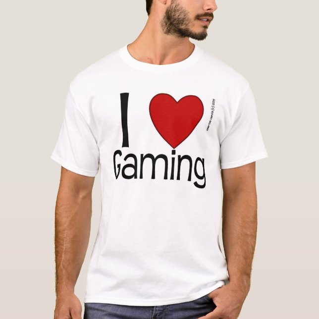 Jag gillar spel Shirt T Shirt (Framsida)