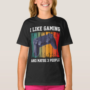 JAG GILLAR SPELANDE OCH KANSKE 3 PERSONER T SHIRT