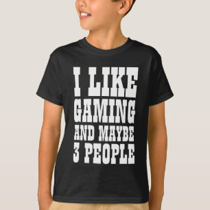 JAG GILLAR SPELANDE OCH KANSKE 3 PERSONER T-Shirt
