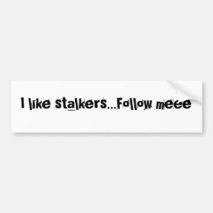 Jag gillar stalkers… följer meee bildekal