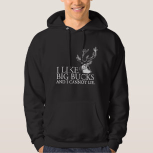 Jag gillar stora bockar, och jag kan inte ljuga hoodie