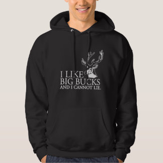 Jag gillar stora bockar, och jag kan inte ljuga hoodie
