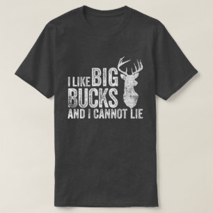 Jag gillar stora bockar som jagar utslagsplatsen tee shirt