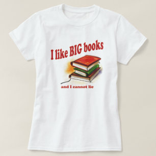 Jag gillar STORA bokar Tee Shirt
