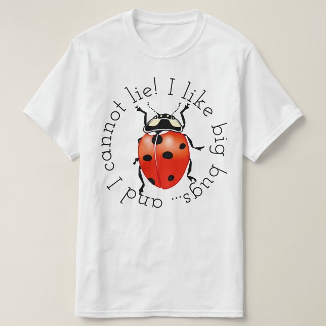 Jag gillar stora kryp t shirt (Design framsida)