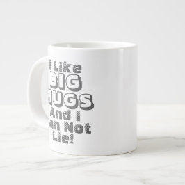 Jag gillar stora muggar rolig kaffe jätte stor sto jumbo mugg