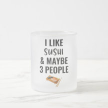 Jag gillar Sushi och kanske 3 personer