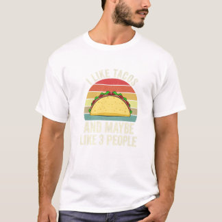 Jag gillar tacos och kanske gillar t shirt