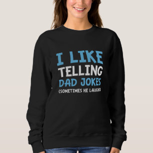 Jag gillar Telling Pappa Jokes T Shirt