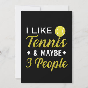 Jag gillar tennis och kanske 3 personer tennis spara datumet