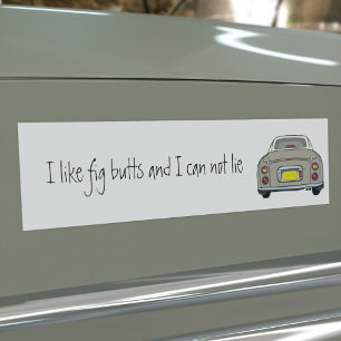 Jag gillar Topaz Mist Figaro Car Bumper Sticker Bildekal