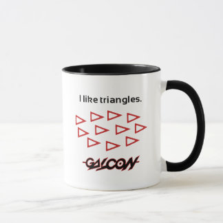 Jag gillar trianglar! mugg